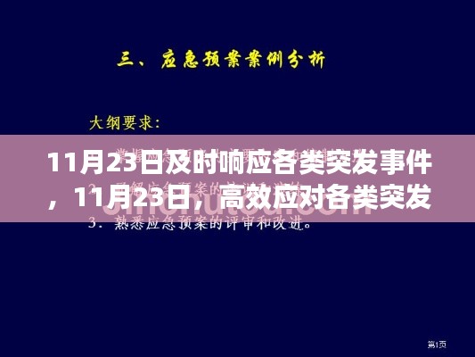11月23日突发事件应对策略与案例分析,高效响应与处置