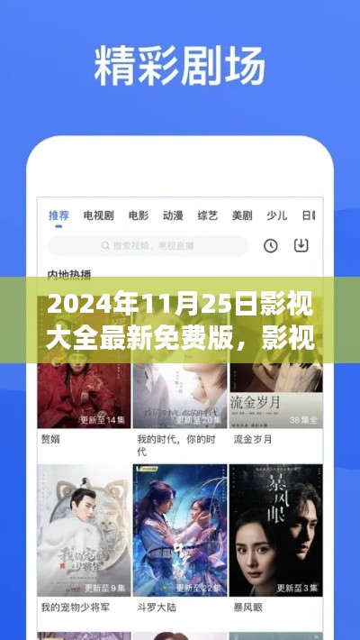 科技巨献重塑观影新纪元,影视巅峰盛宴2024年影视大全最新免费版