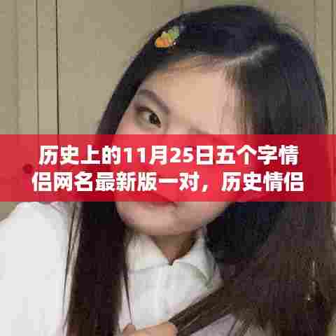 历史情侣网名探寻，纪念11月25日的独特情侣网名