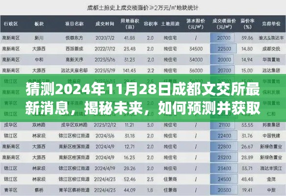 揭秘未来,成都文交所最新消息预测与获取指南(初学者与进阶用户必读,2024年11月版)