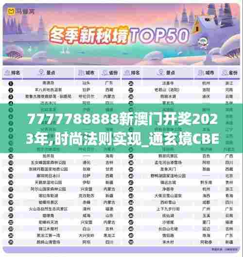 7777788888新澳门开奖2023年,时尚法则实现_通玄境CBE83.963