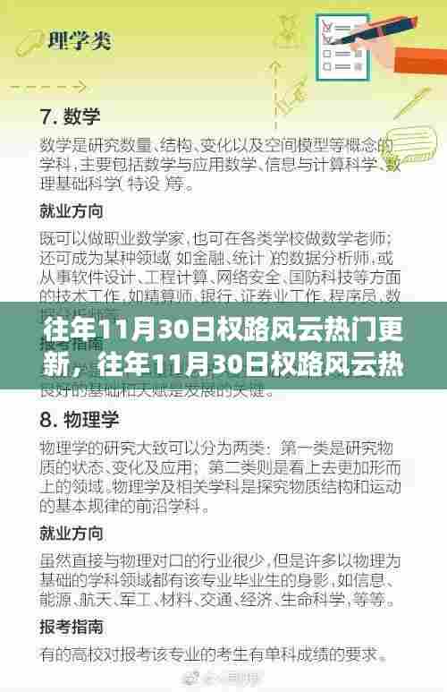 往年11月30日权路风云揭秘,热门更新深度解析