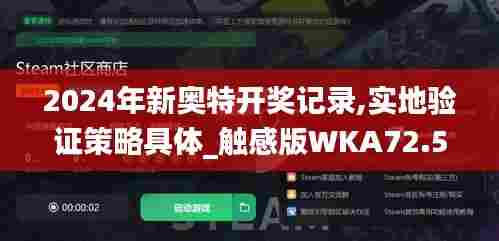2024年新奥特开奖记录,实地验证策略具体_触感版WKA72.515