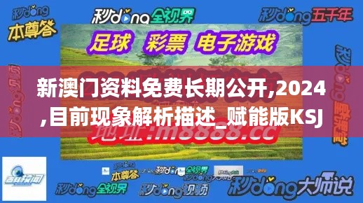 新澳门资料免费长期公开,2024,目前现象解析描述_赋能版KSJ7.519