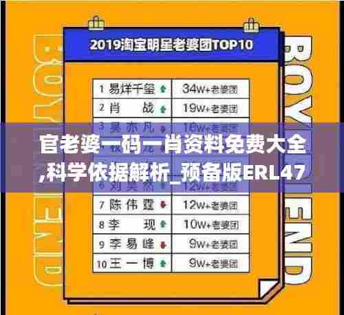 官老婆一码一肖资料免费大全,科学依据解析_预备版ERL47.595