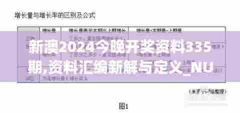 新澳2024今晚开奖资料335期,资料汇编新解与定义_NUJ98.370私人版