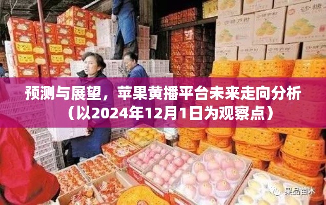 苹果黄播平台未来走向预测与展望，以2024年观察为视角