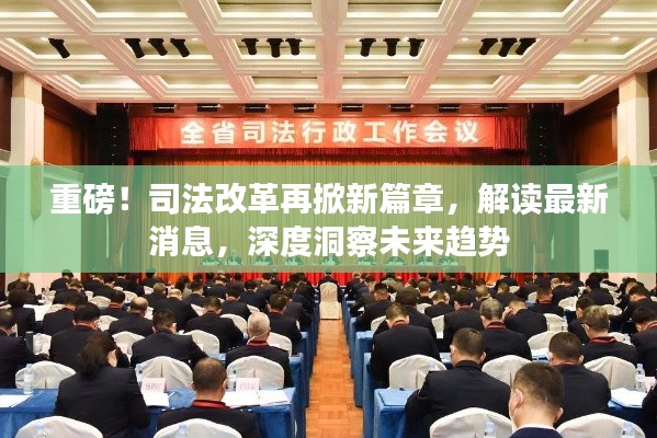司法改革再掀新浪潮,最新动态解读与未来趋势深度洞察