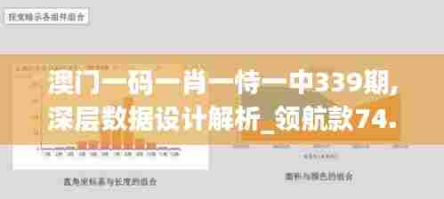 澳门一码一肖一恃一中339期,深层数据设计解析_领航款74.178-6