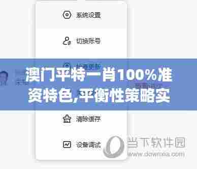澳门平特一肖100%准资特色,平衡性策略实施指导_Phablet2.556