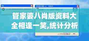 管家婆八肖版资料大全相逢一笑,统计分析解释定义_watchOS1.506