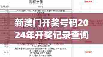 新澳门开奖号码2024年开奖记录查询,标准化流程评估_专家版1.946