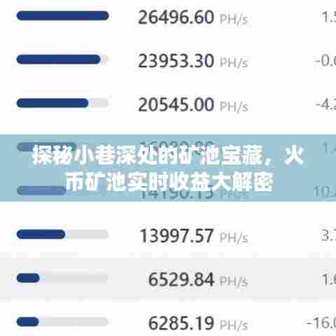 探秘小巷深处的矿池宝藏,火币矿池实时收益揭秘