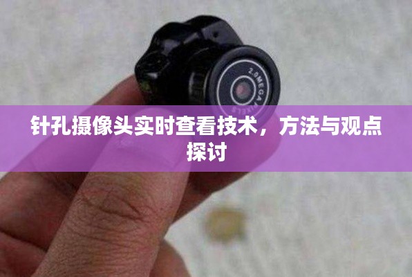 针孔摄像头实时查看技术探讨,方法与观点解析
