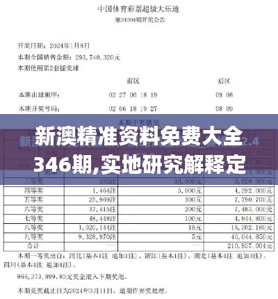 新澳精准资料免费大全346期,实地研究解释定义_C版2.592