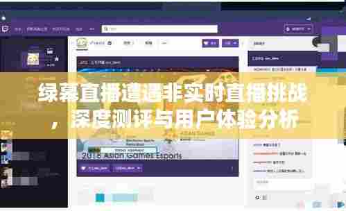 绿幕直播遭遇挑战,实时性、性能深度测评与用户体验剖析