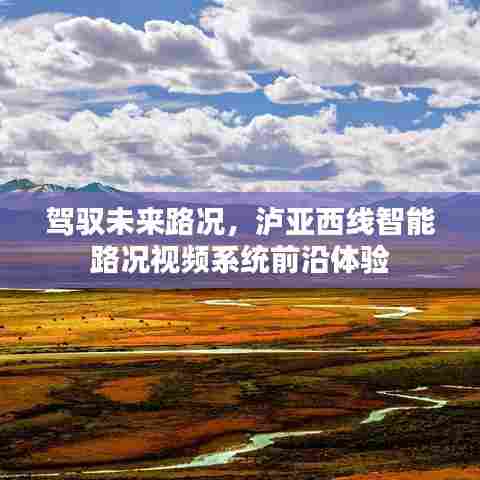 泸亚西线智能路况视频系统，驾驭未来路况的前沿体验