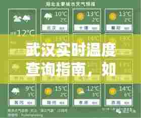 武汉实时温度查询指南,轻松获取12月13日准确气温信息