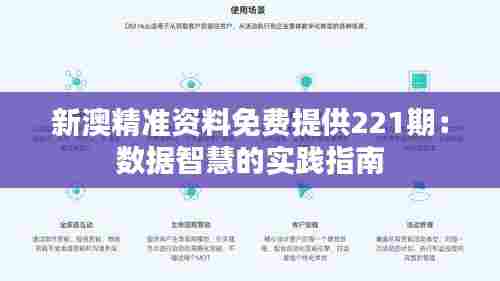 新澳精准资料免费提供221期：数据智慧的实践指南