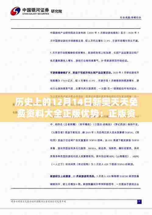 历史上的12月14日新奥天天免费资料大全正版优势:正版资料的文化传承