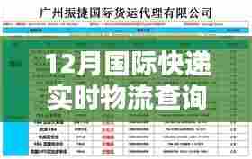 12月国际快递实时物流查询官网操作指南
