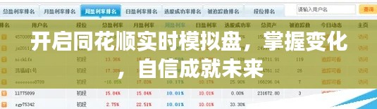 同花顺实时模拟盘,掌握变化,自信迈向未来之路