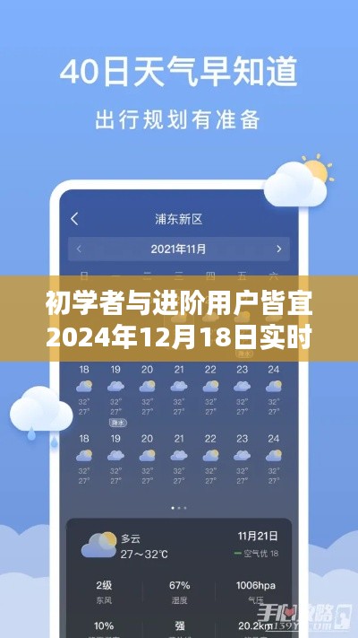 天气预报软件使用指南,从初学者到进阶用户,掌握天气预报软件使用步骤(适用于2024年12月18日实时一周天气预报)