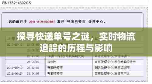 探寻快递单号之谜，实时物流追踪的历程及其影响