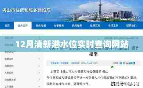 清新港实时水位查询系统，最新数据在线查看