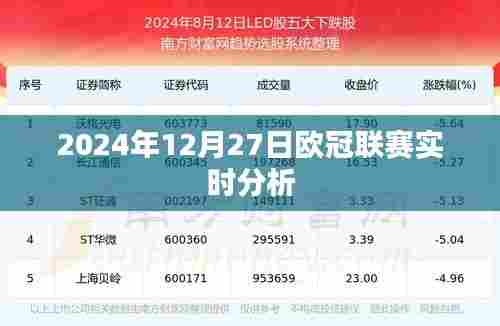 『2024年欧冠联赛深度解析，赛事前瞻与实时分析』
