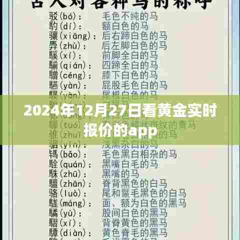 黄金实时报价APP,掌握最新黄金行情