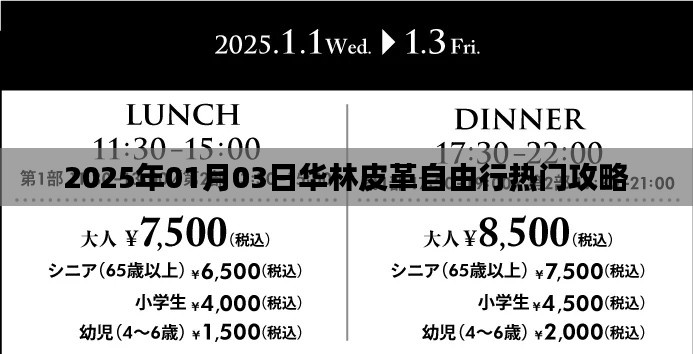 华林皮革自由行，热门攻略抢先收藏