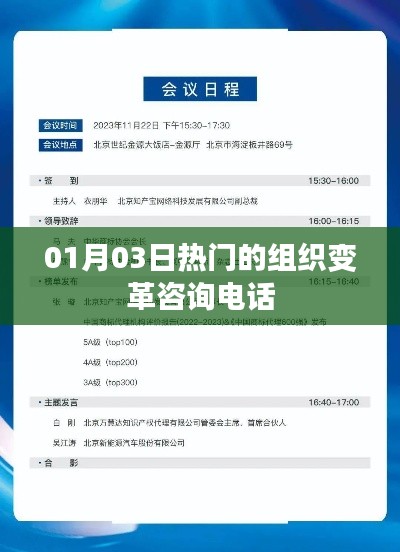 组织变革咨询热线，把握变革脉搏，专业解答您的疑惑