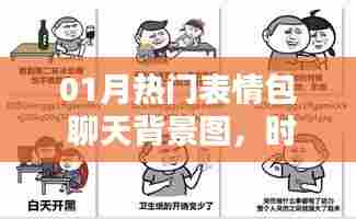 热门表情包与时尚背景图，情感表达新潮流