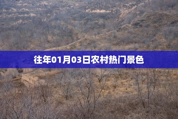 农村元旦时节美景盘点