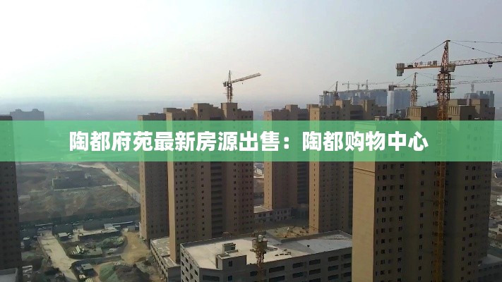 陶都府苑最新房源出售:陶都购物中心