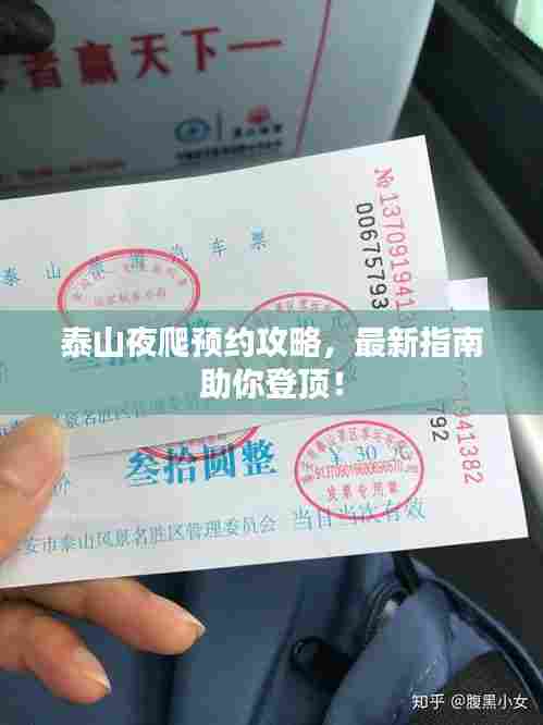 泰山夜爬预约攻略，最新指南助你登顶！