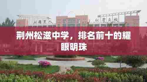 荆州松滋中学，排名前十的耀眼明珠